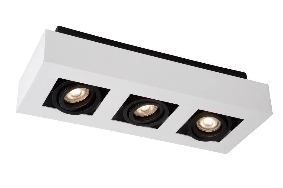 Lucide XIRAX - Deckenstrahler - LED Dim to warm - GU10 - 3x5W 2200K/3000K - Weiß - detail 2